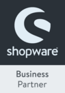 Dieses Siegel zeichnet uns als Shopware Business Partner aus.