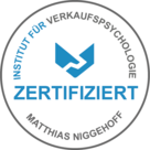 Die Agentur Netzhirsch wurde vom Institut für Verkaufspsychologie zertifiziert.