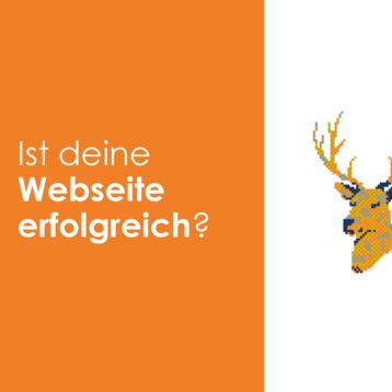 Die erste Folie der Präsentation zum Webinar "Ist deine Webseite erfolgreich?"