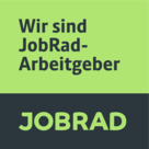 Dieses Siegel identifiziert Netzhirsch als Jobrad-Arbeitgeber